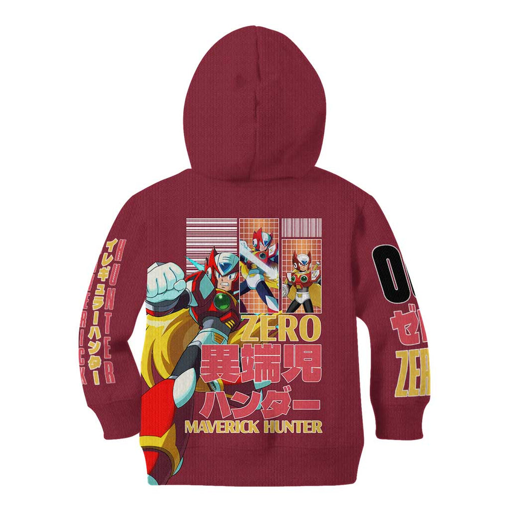 Zero Mega Man Kid Hoodie Anime Style