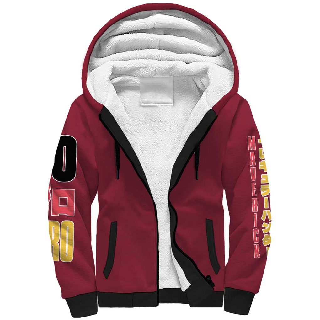 Zero Mega Man Sherpa Hoodie Anime Style