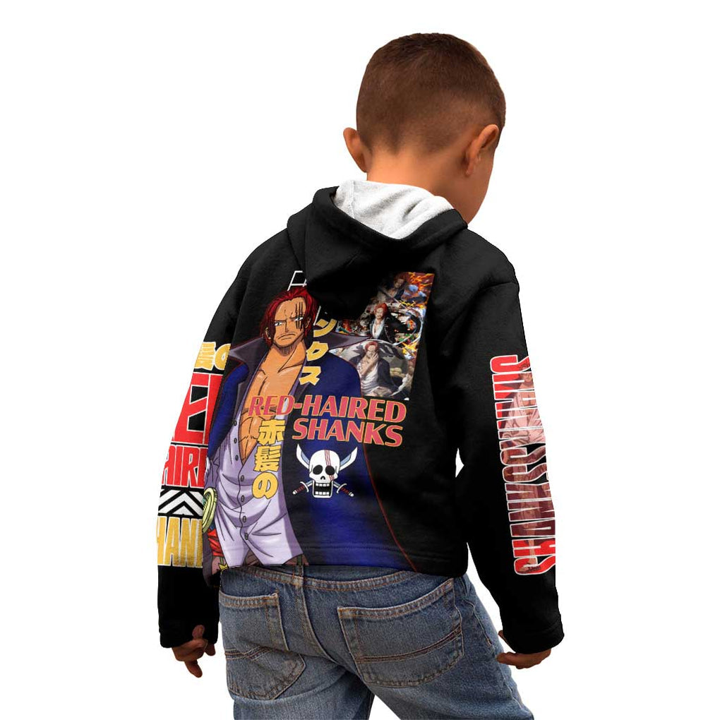 Shanks V2 One Piece Kid Hoodie Anime Style