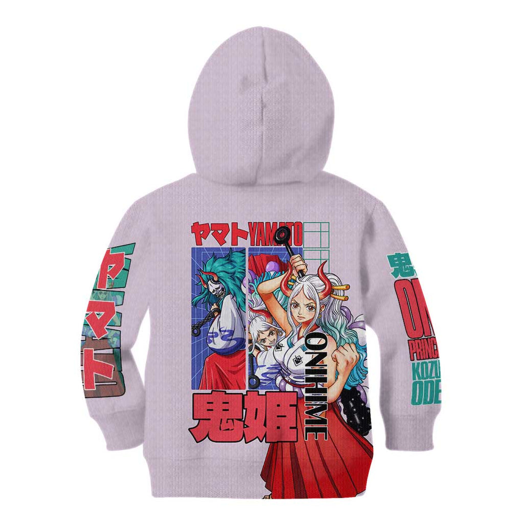 Yamato V2 One Piece Kid Hoodie Anime Style