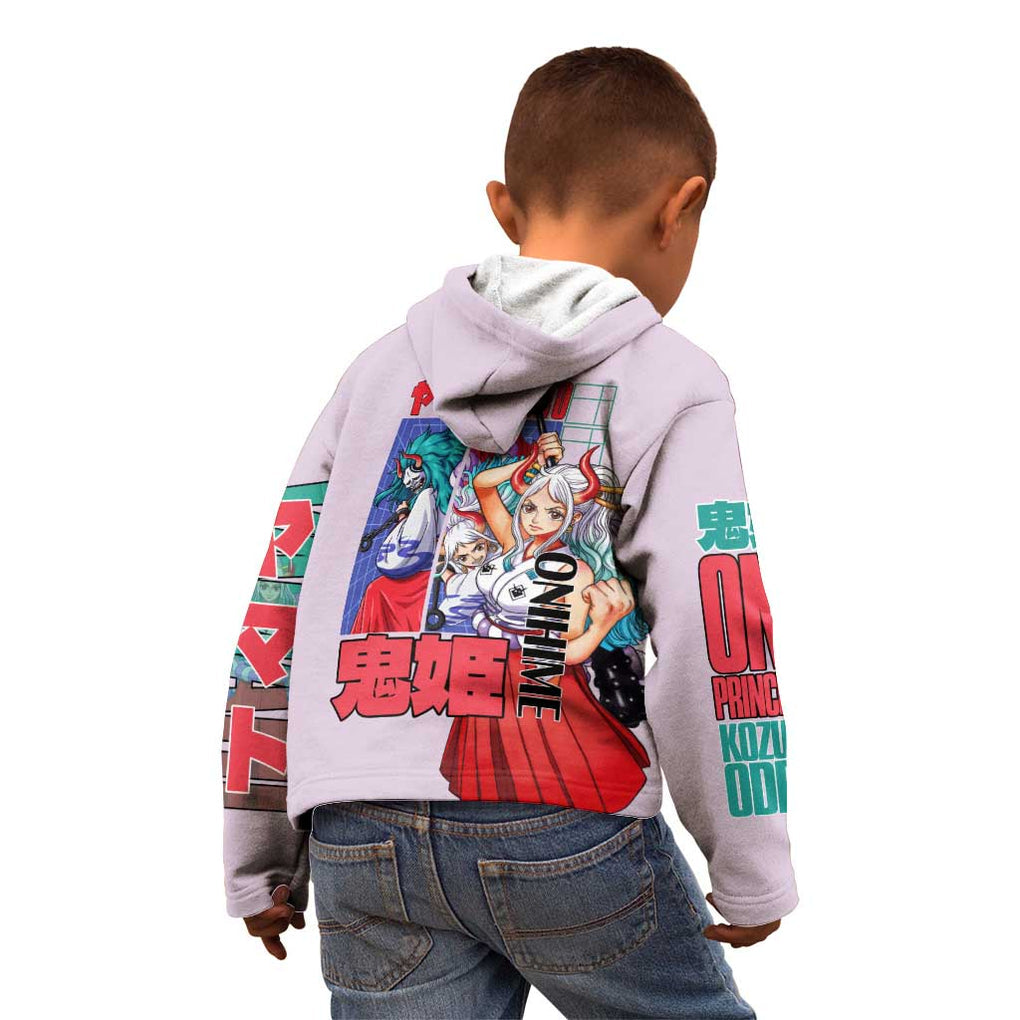 Yamato V2 One Piece Kid Hoodie Anime Style