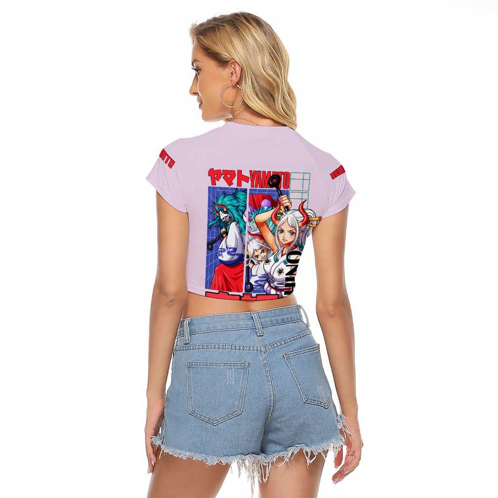 Yamato V2 One Piece Raglan Cropped T Shirt Anime Style