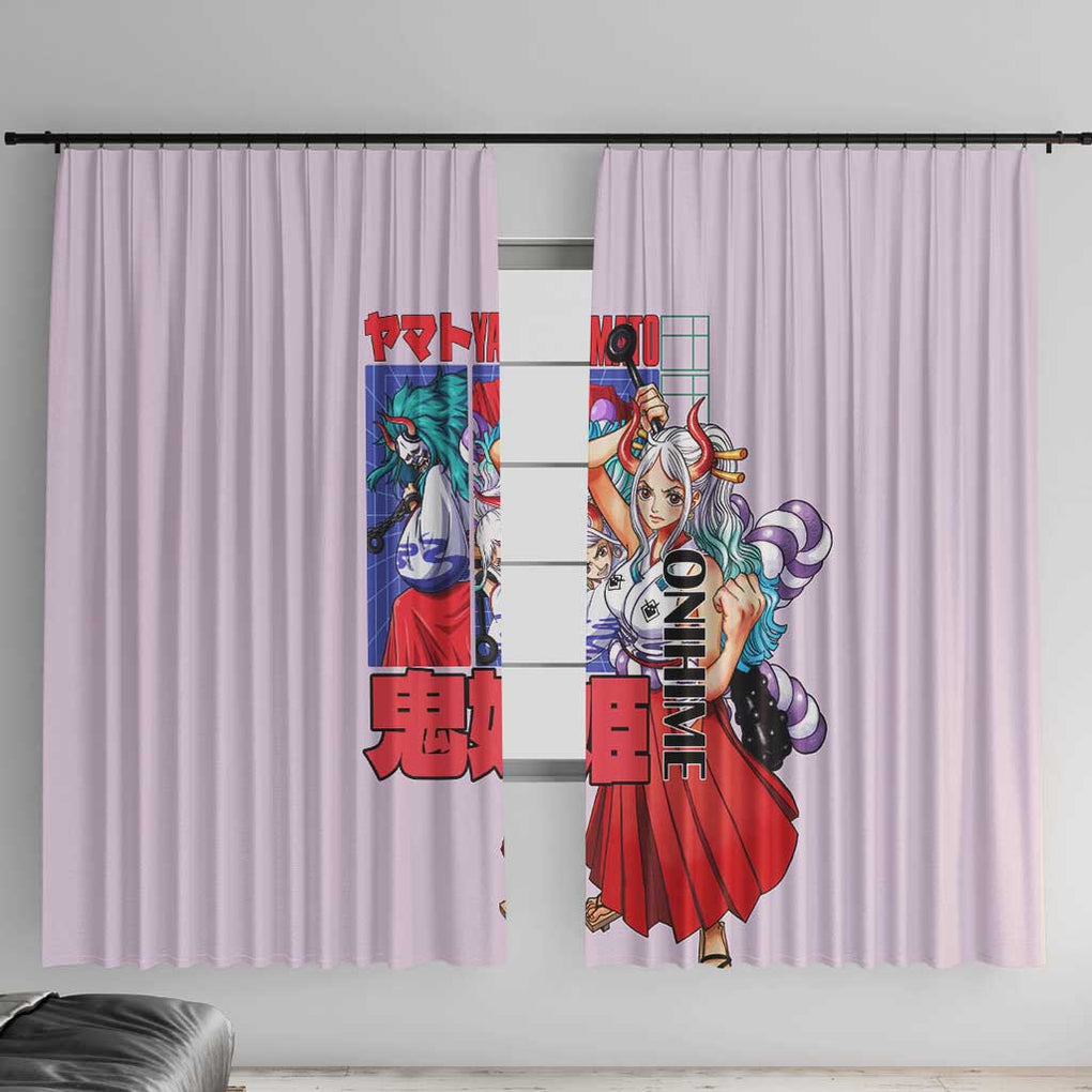 Yamato V2 One Piece Window Curtain Anime Style
