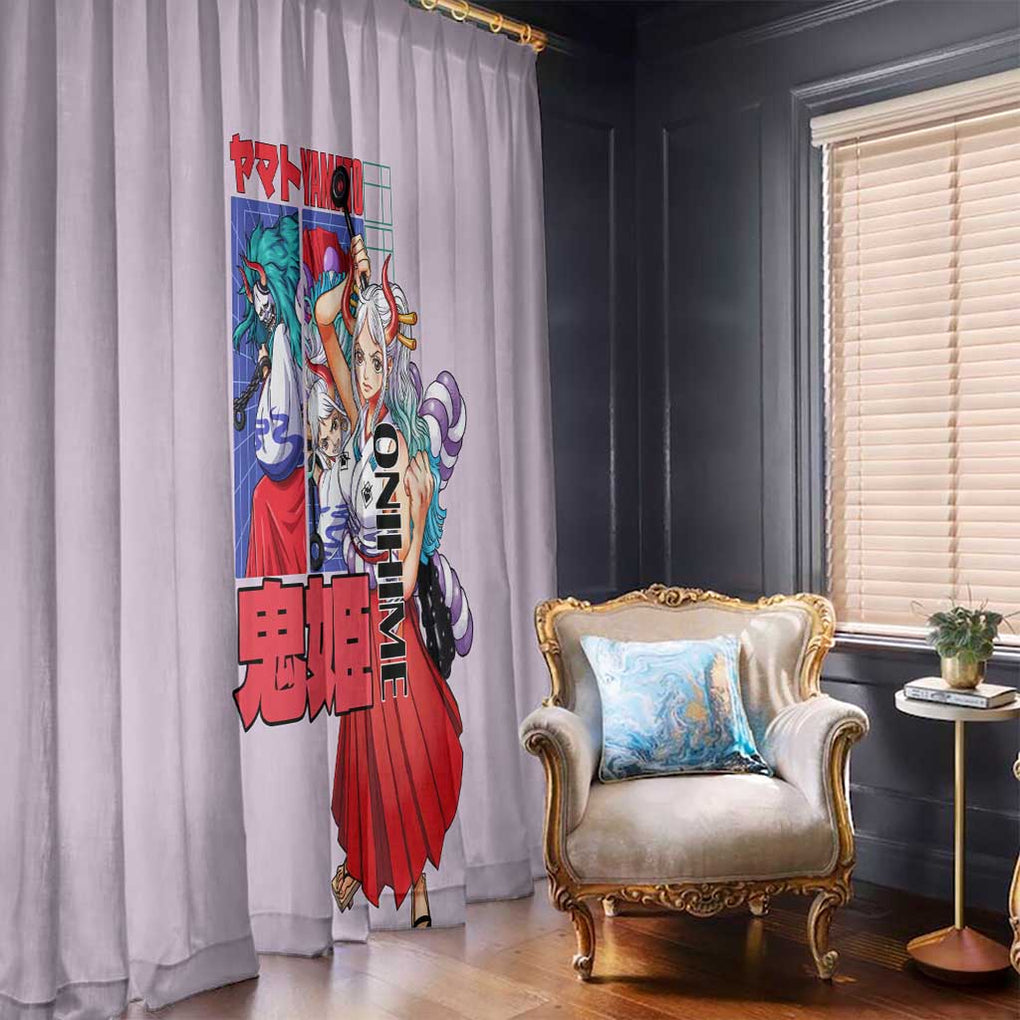 Yamato V2 One Piece Window Curtain Anime Style
