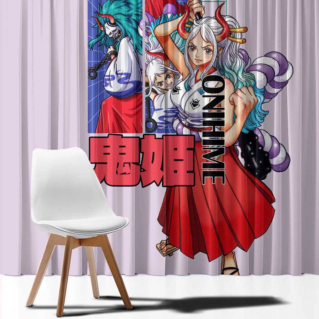 Yamato V2 One Piece Window Curtain Anime Style