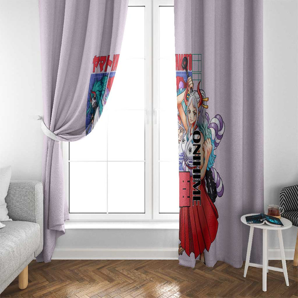 Yamato V2 One Piece Window Curtain Anime Style