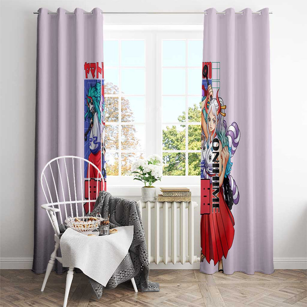 Yamato V2 One Piece Window Curtain Anime Style