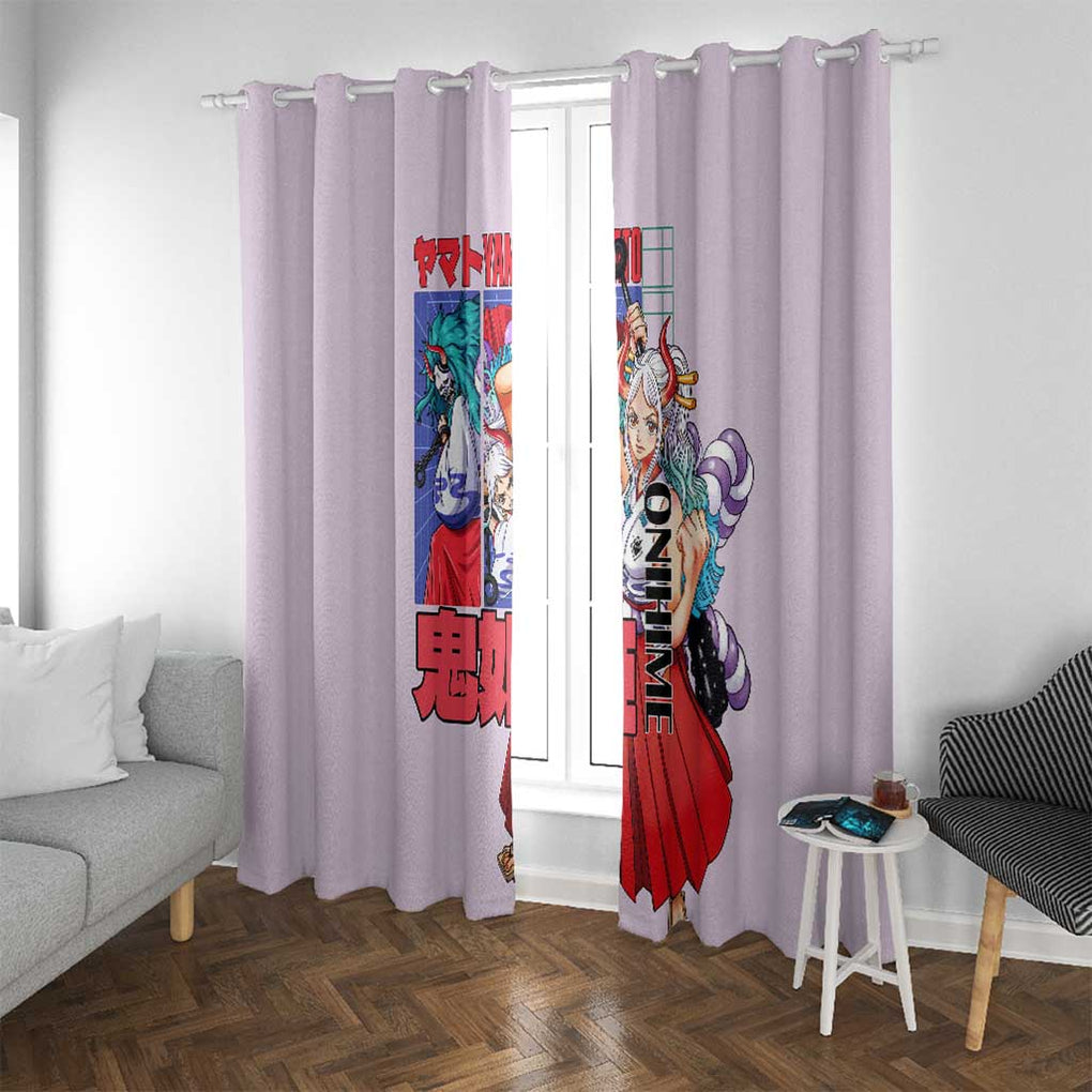 Yamato V2 One Piece Window Curtain Anime Style