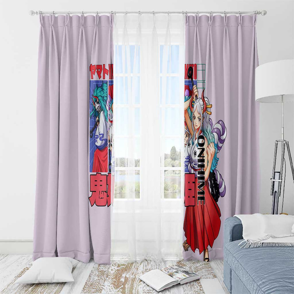 Yamato V2 One Piece Window Curtain Anime Style