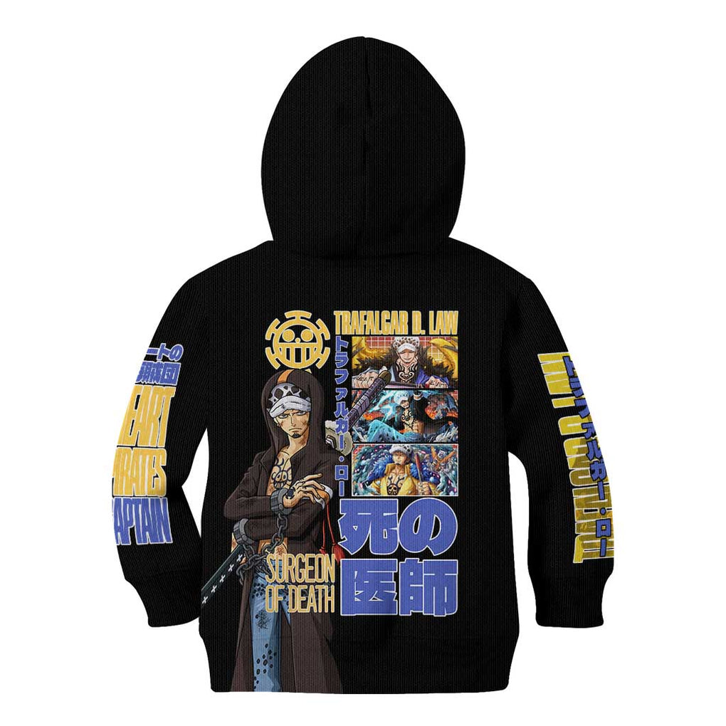 Trafalgar D. Law V3 One Piece Kid Hoodie Anime Style