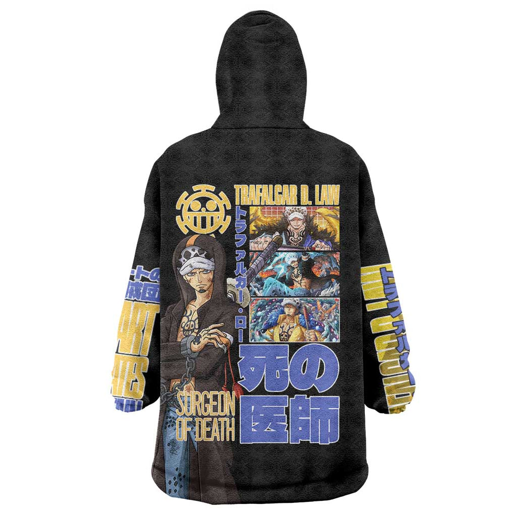 Trafalgar D. Law V3 One Piece Wearable Blanket Hoodie Anime Style