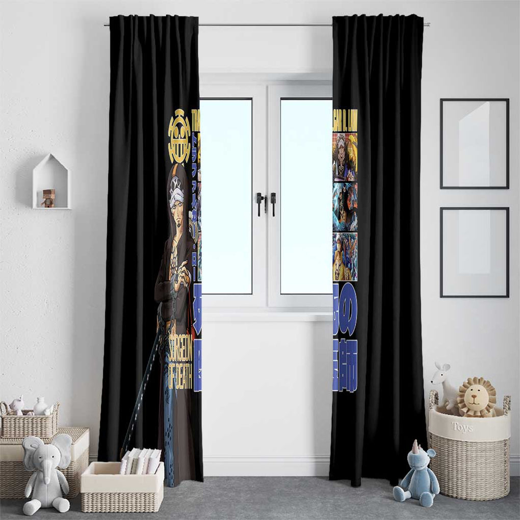 Trafalgar D. Law V3 One Piece Window Curtain Anime Style