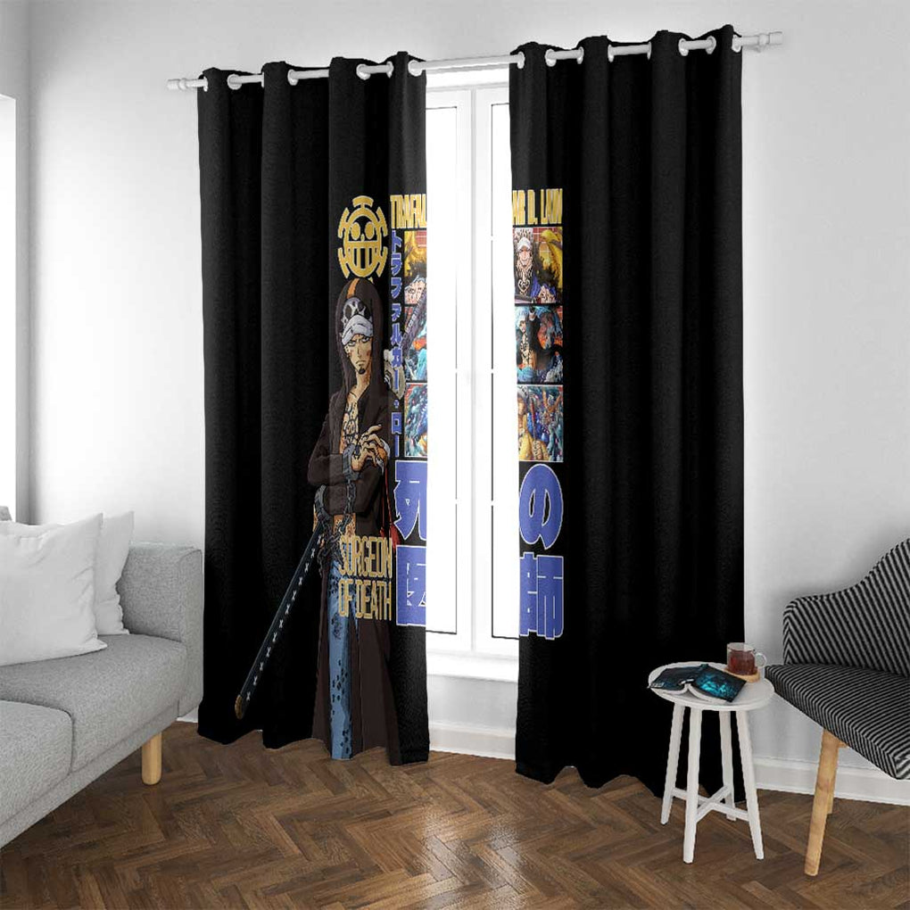 Trafalgar D. Law V3 One Piece Window Curtain Anime Style