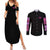 Shigeo Kageyama V3 Mob Psycho 100 Couples Matching Summer Maxi Dress and Long Sleeve Button Shirt Anime Style