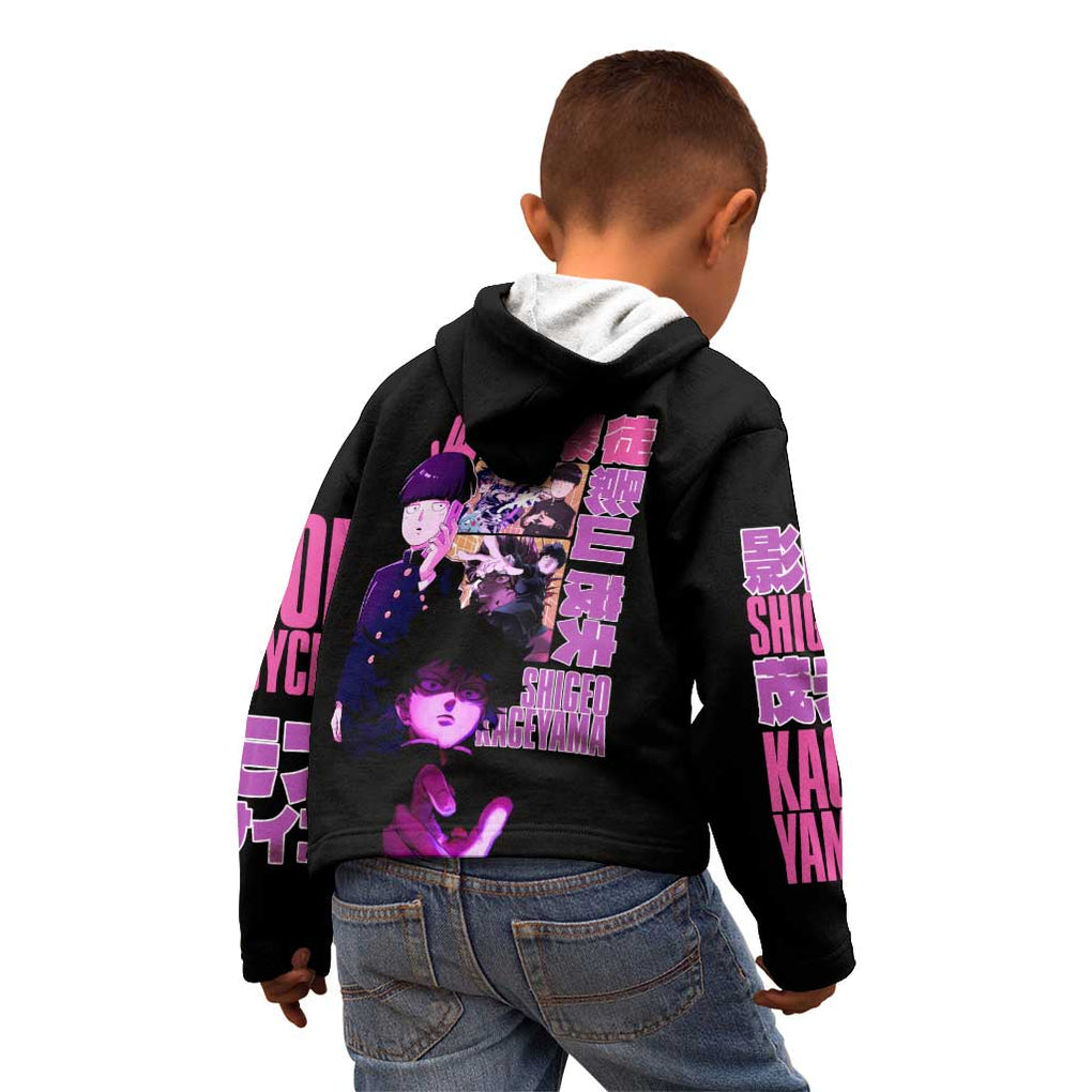Shigeo Kageyama V3 Mob Psycho 100 Kid Hoodie Anime Style