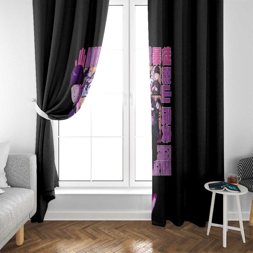 Shigeo Kageyama V3 Mob Psycho 100 Window Curtain Anime Style