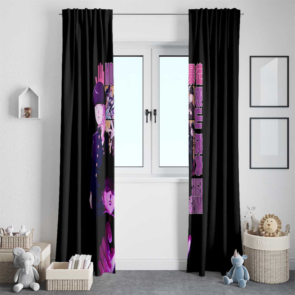 Shigeo Kageyama V3 Mob Psycho 100 Window Curtain Anime Style