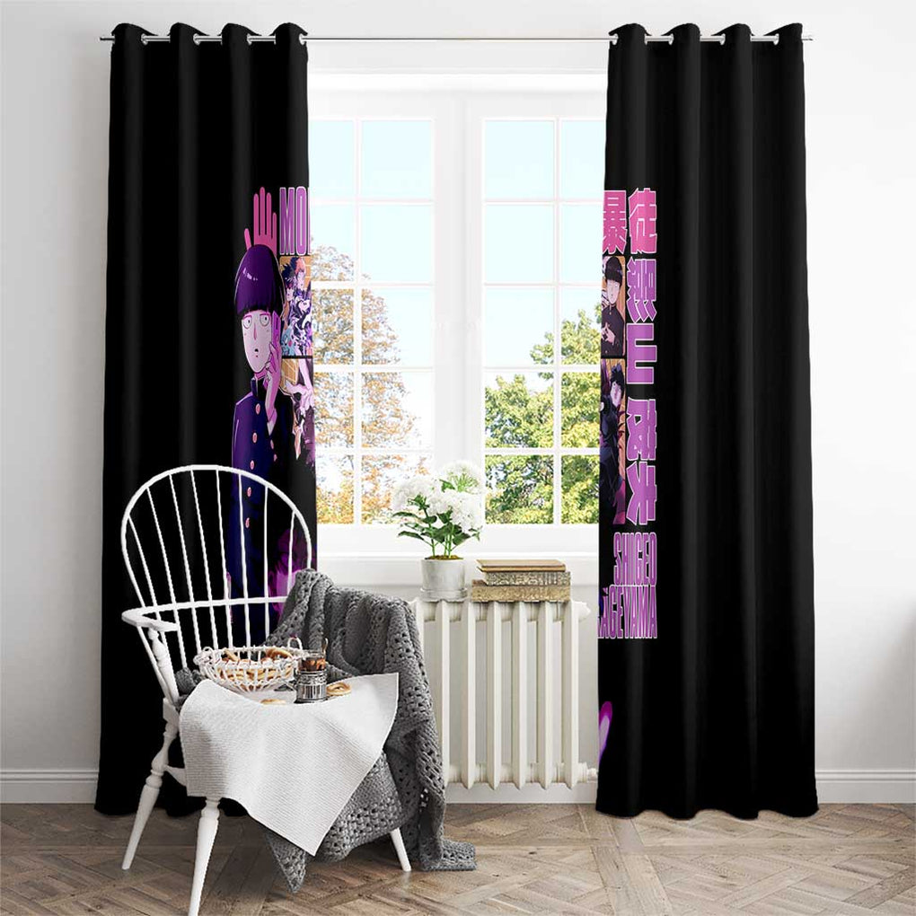 Shigeo Kageyama V3 Mob Psycho 100 Window Curtain Anime Style