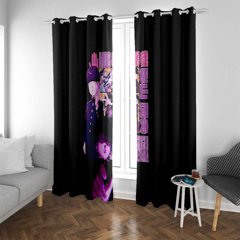 Shigeo Kageyama V3 Mob Psycho 100 Window Curtain Anime Style
