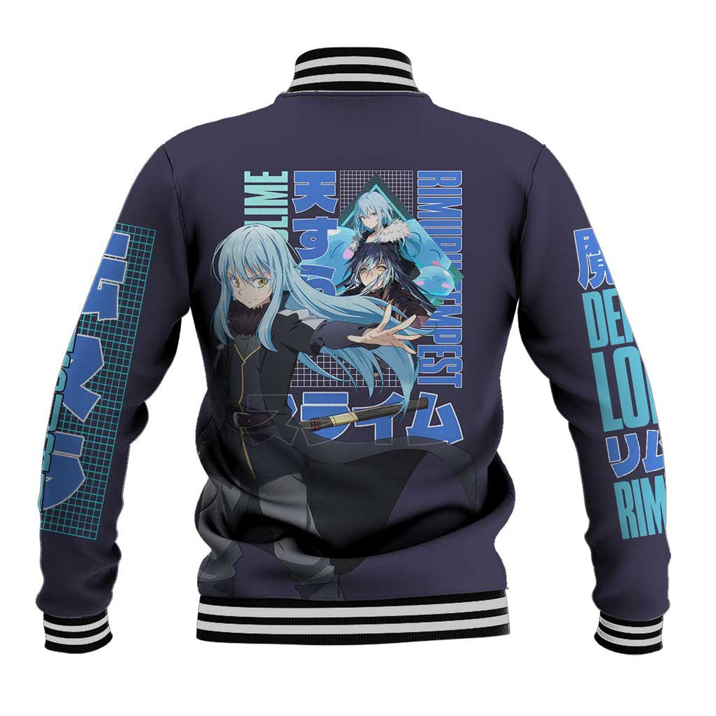 Rimuru Tempest V3 That Time I Got Reincarnated as a Slime Baseball Jacket Anime Style