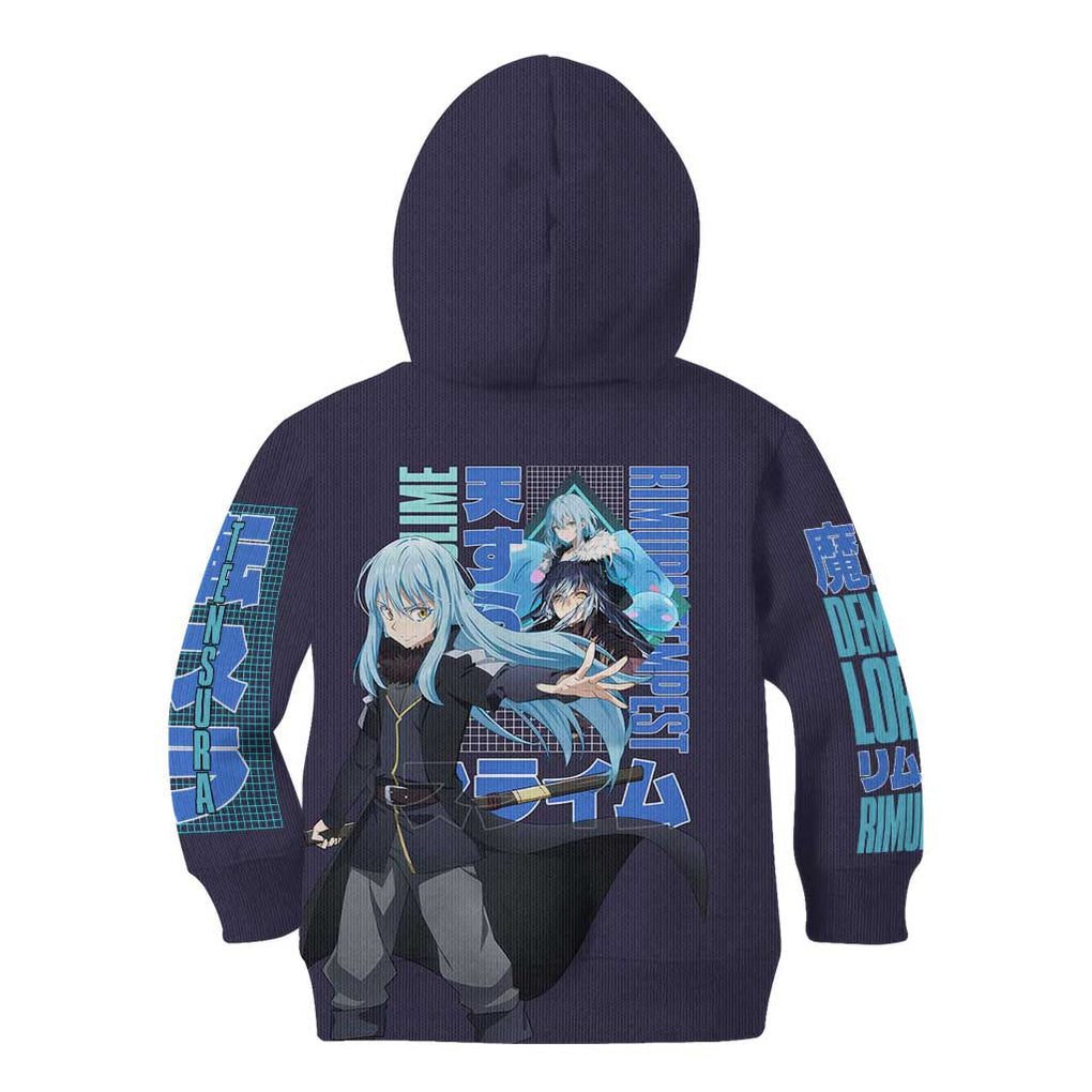 Rimuru Tempest V3 That Time I Got Reincarnated as a Slime Kid Hoodie Anime Style