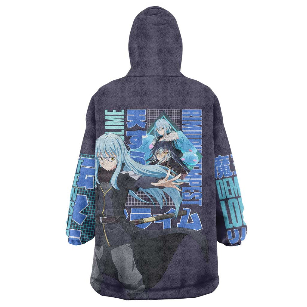 Rimuru Tempest V3 That Time I Got Reincarnated as a Slime Wearable Blanket Hoodie Anime Style
