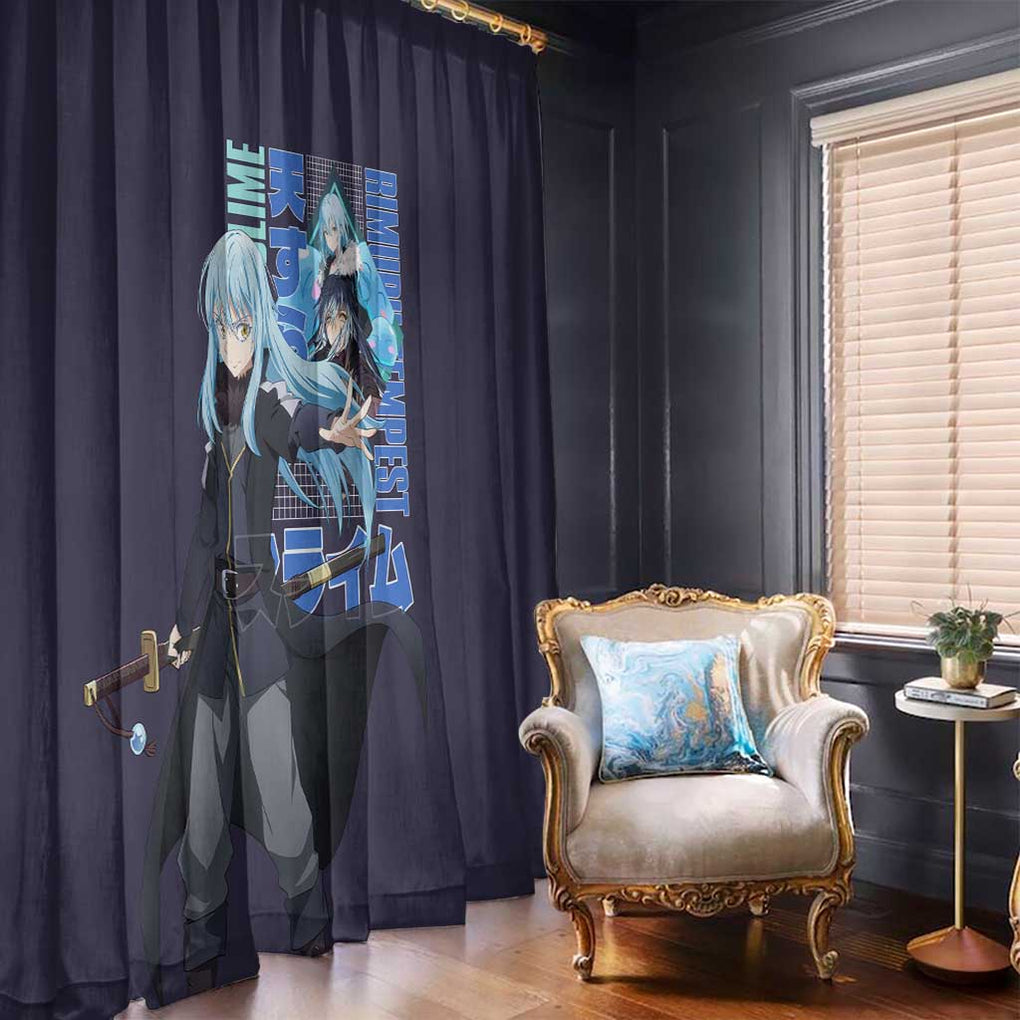 Rimuru Tempest V3 That Time I Got Reincarnated as a Slime Window Curtain Anime Style