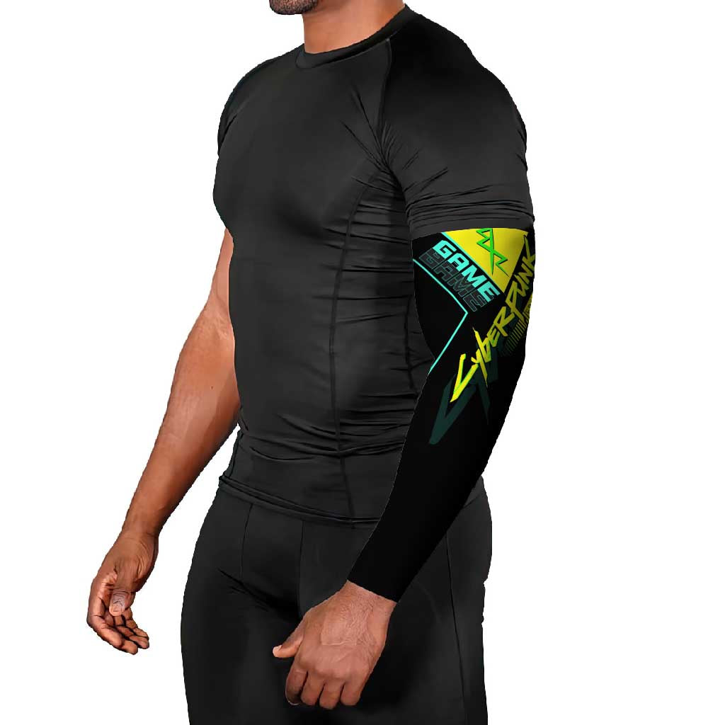 David Martinez Cyberpunk Edgerunners Arm Sleeves Futuristic Neon Anime Style