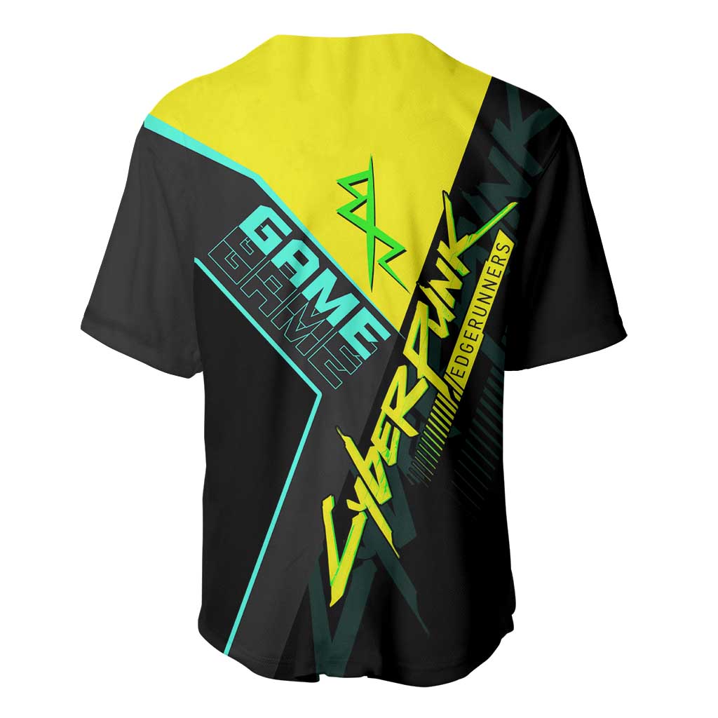 David Martinez Cyberpunk Edgerunners Baseball Jersey Futuristic Neon Anime Style