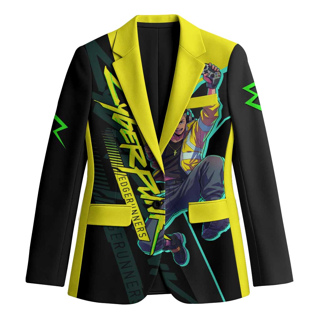 David Martinez Cyberpunk Edgerunners Blazer Futuristic Neon Anime Style