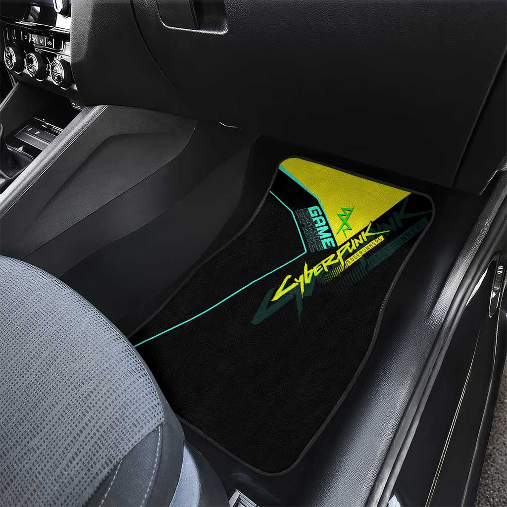 David Martinez Cyberpunk Edgerunners Car Mats Futuristic Neon Anime Style