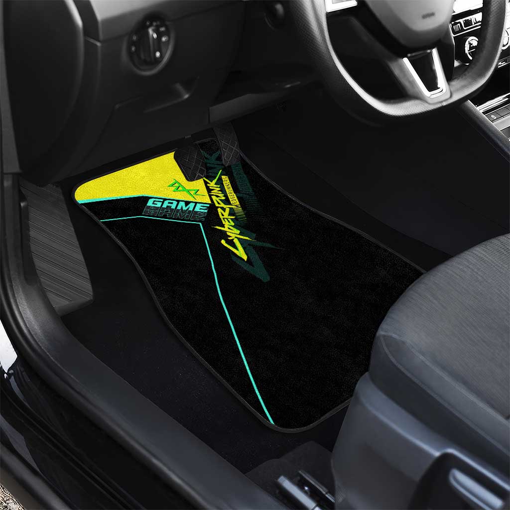 David Martinez Cyberpunk Edgerunners Car Mats Futuristic Neon Anime Style