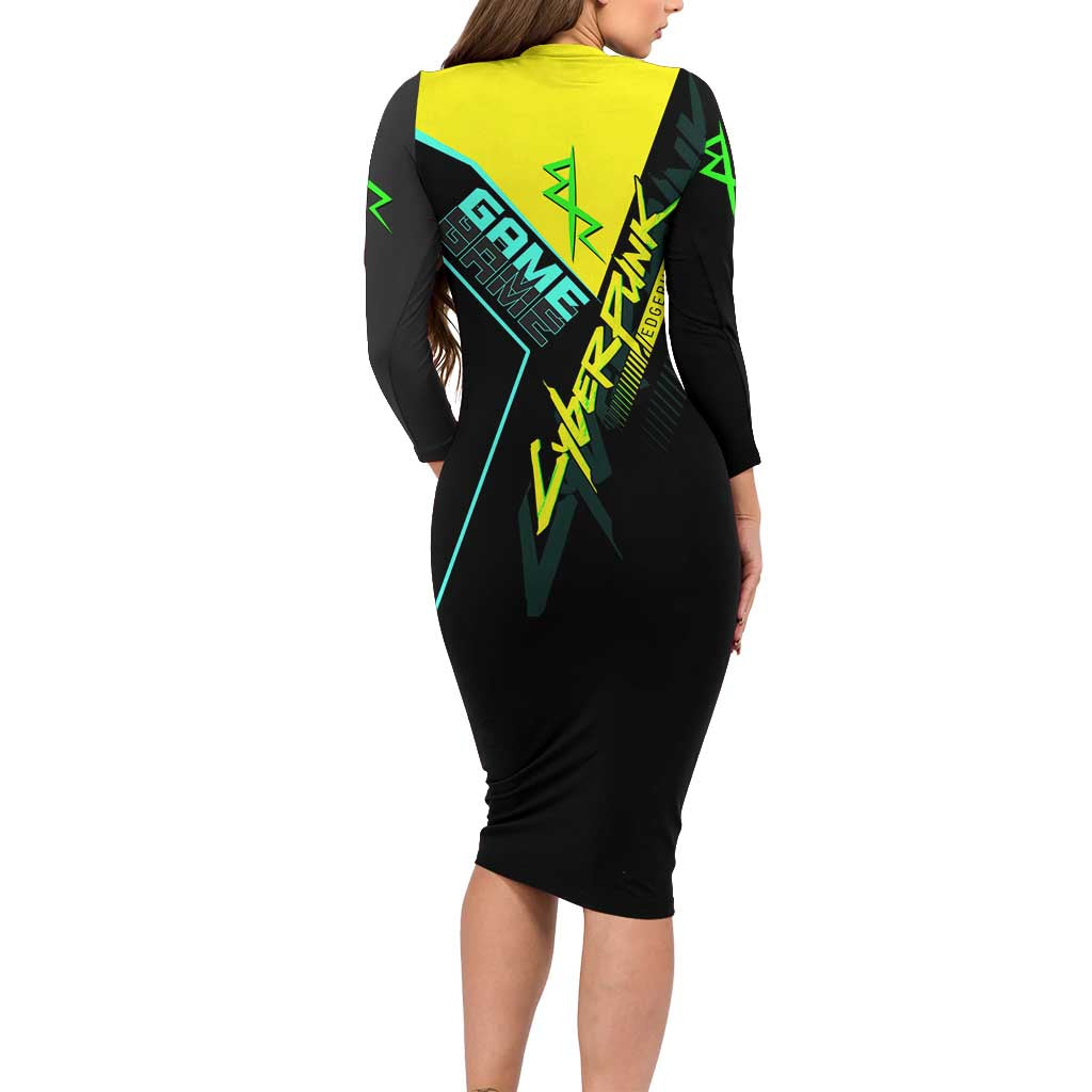 David Martinez Cyberpunk Edgerunners Family Matching Long Sleeve Bodycon Dress and Hawaiian Shirt Futuristic Neon Anime Style