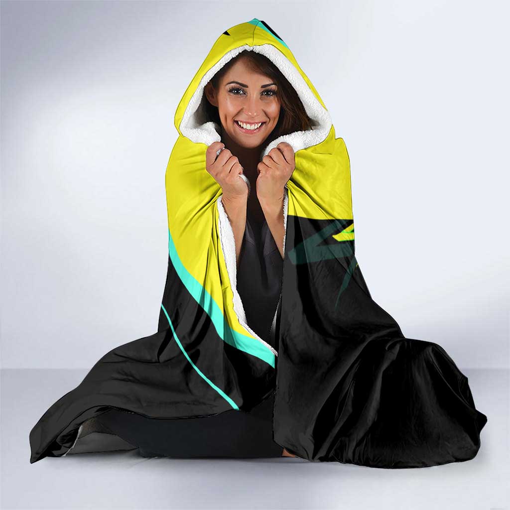 David Martinez Cyberpunk Edgerunners Hooded Blanket Futuristic Neon Anime Style