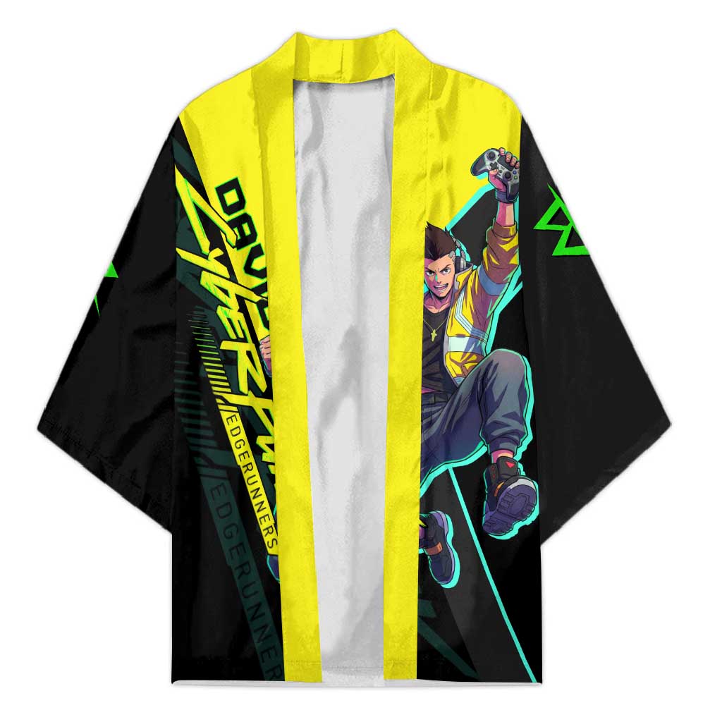 David Martinez Cyberpunk Edgerunners Kimono Futuristic Neon Anime Style