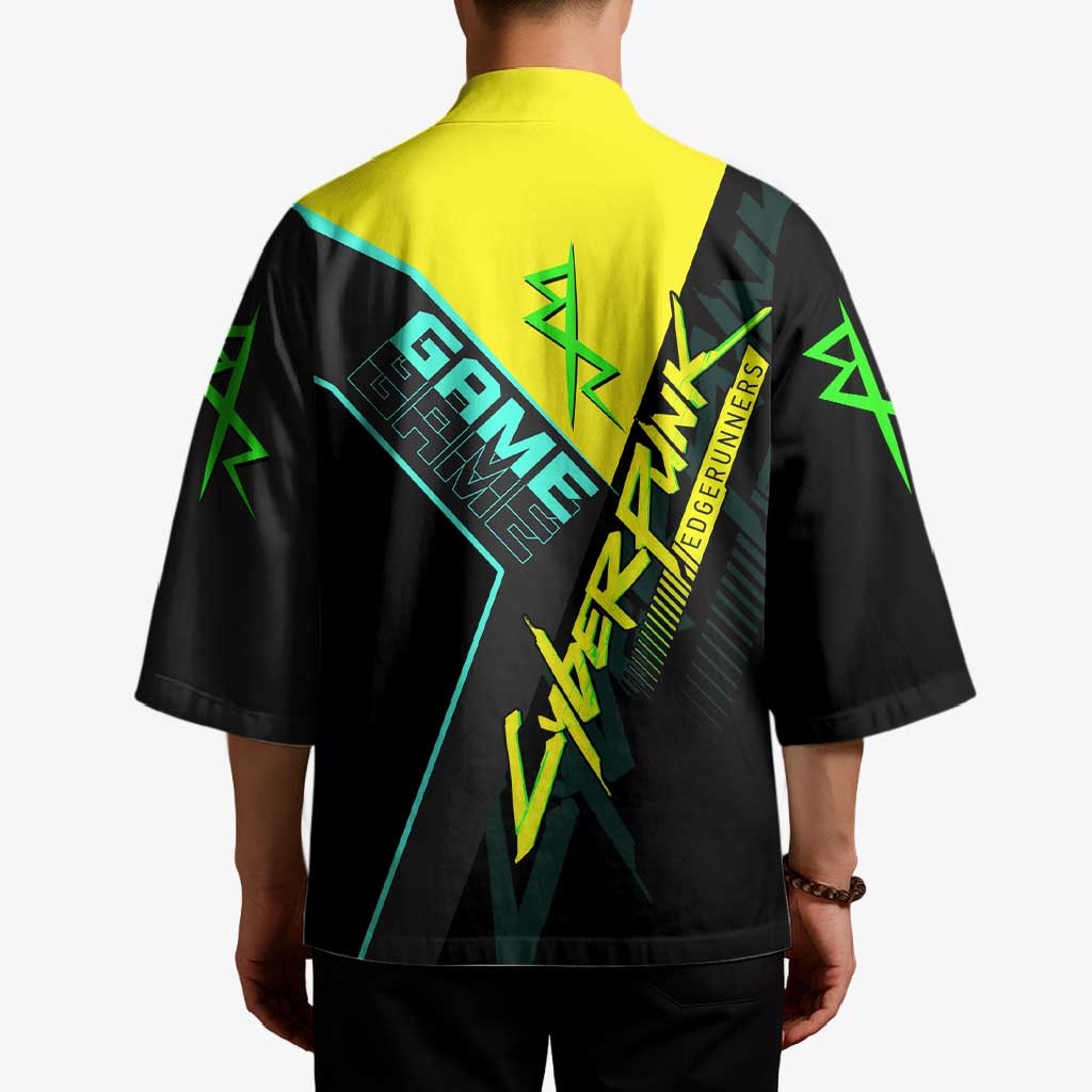David Martinez Cyberpunk Edgerunners Kimono Futuristic Neon Anime Style