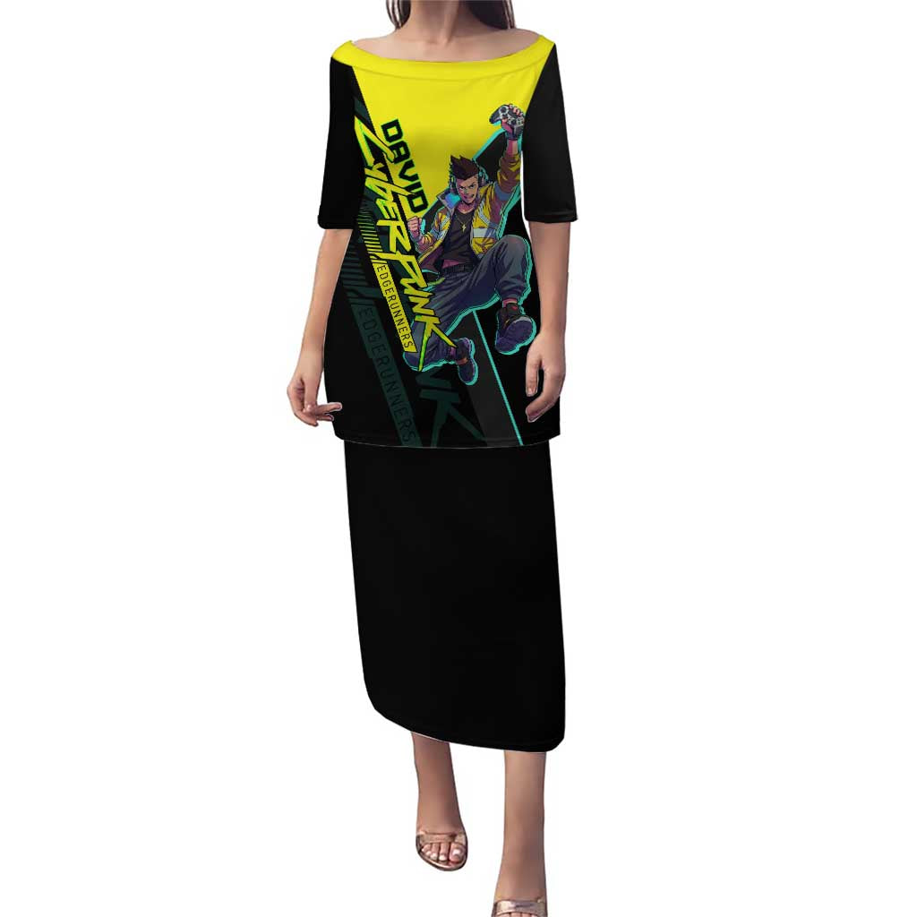David Martinez Cyberpunk Edgerunners Puletasi Futuristic Neon Anime Style