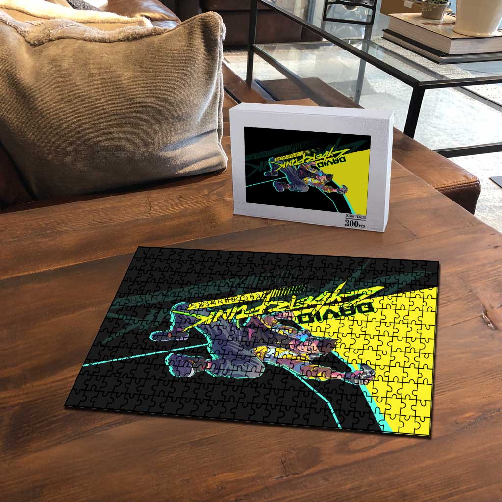 David Martinez Cyberpunk Edgerunners Puzzle Futuristic Neon Anime Style