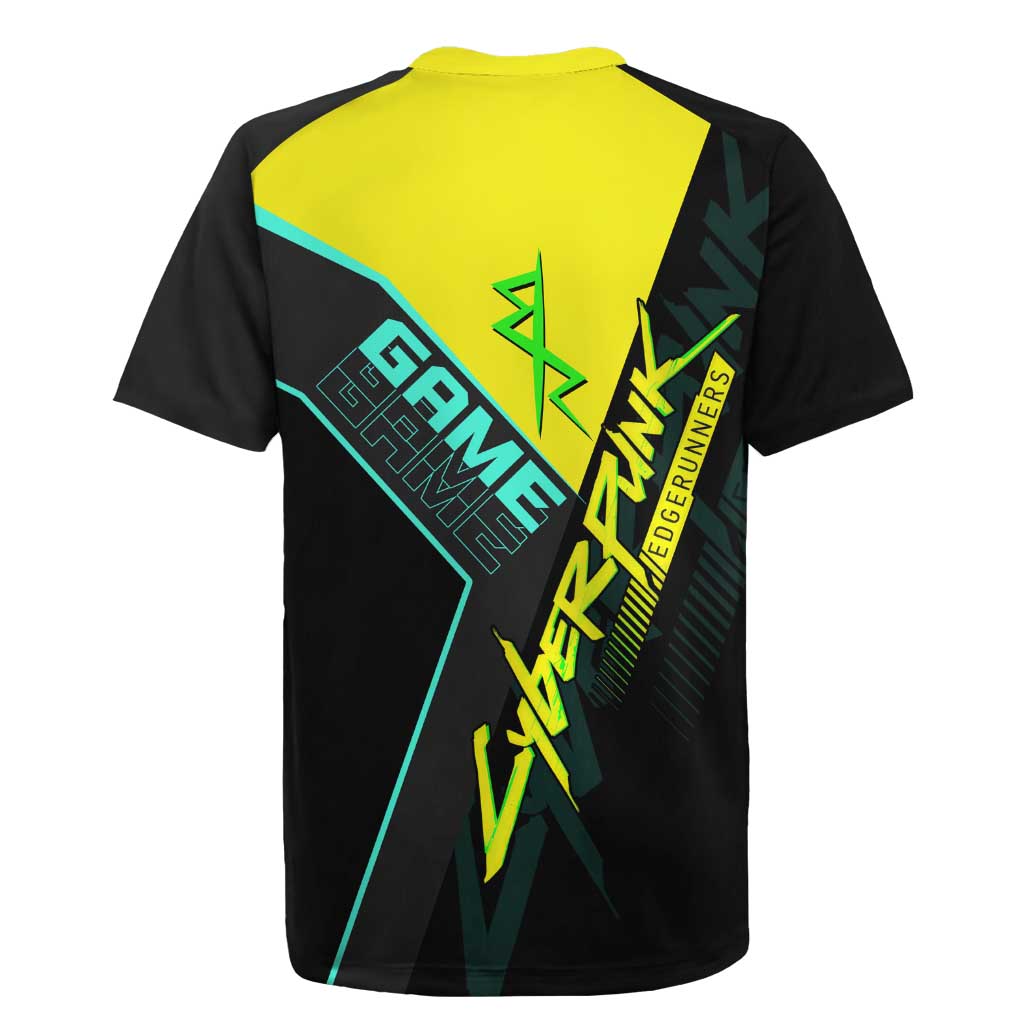David Martinez Cyberpunk Edgerunners Rugby Jersey Futuristic Neon Anime Style