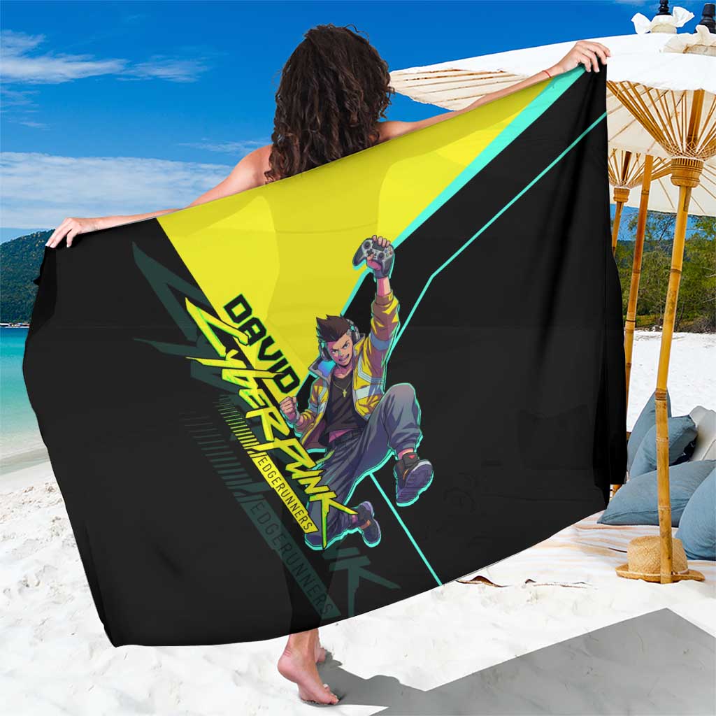 David Martinez Cyberpunk Edgerunners Sarong Futuristic Neon Anime Style