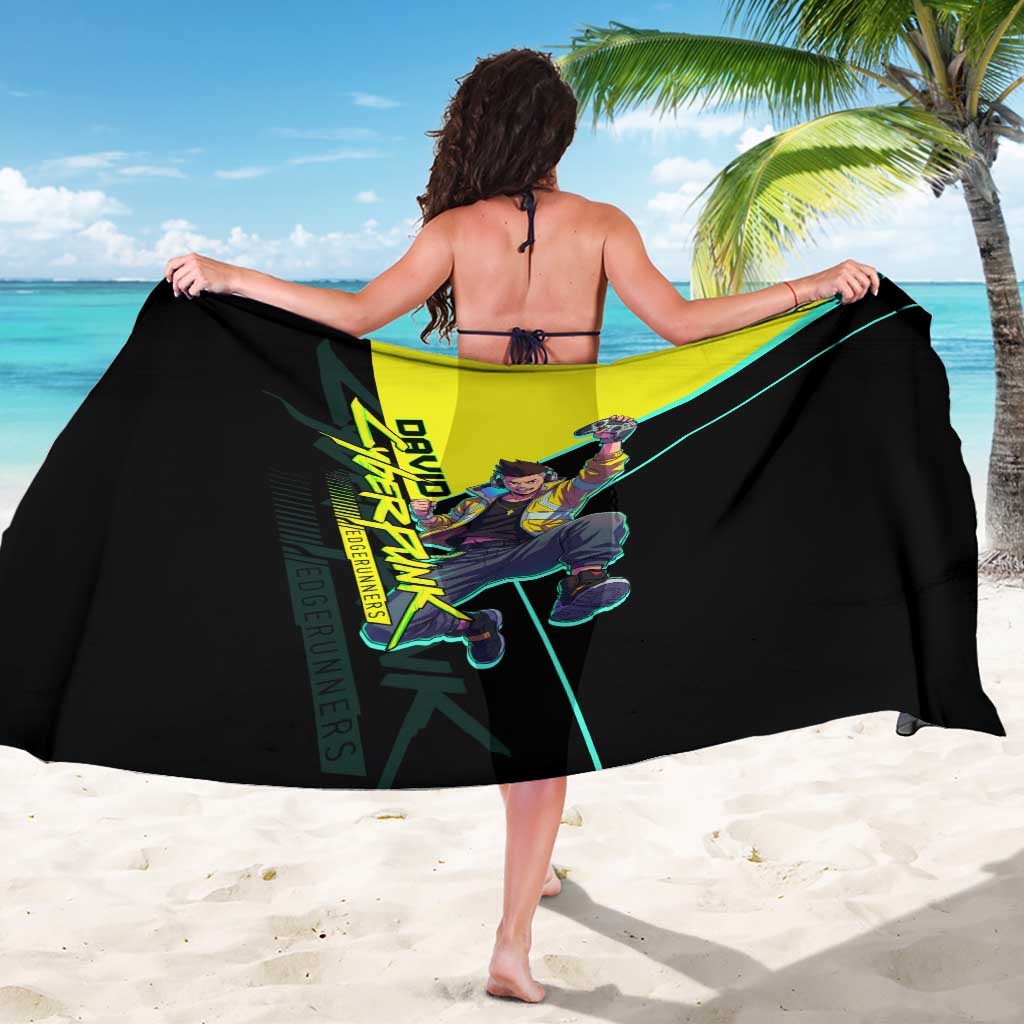 David Martinez Cyberpunk Edgerunners Sarong Futuristic Neon Anime Style