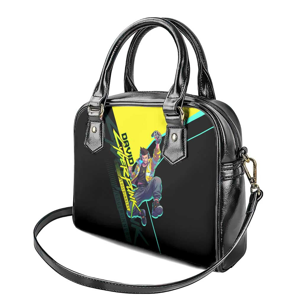 David Martinez Cyberpunk Edgerunners Shoulder Handbag Futuristic Neon Anime Style