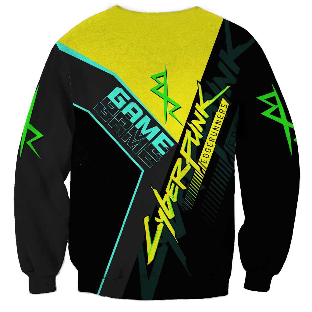 David Martinez Cyberpunk Edgerunners Sweatshirt Futuristic Neon Anime Style