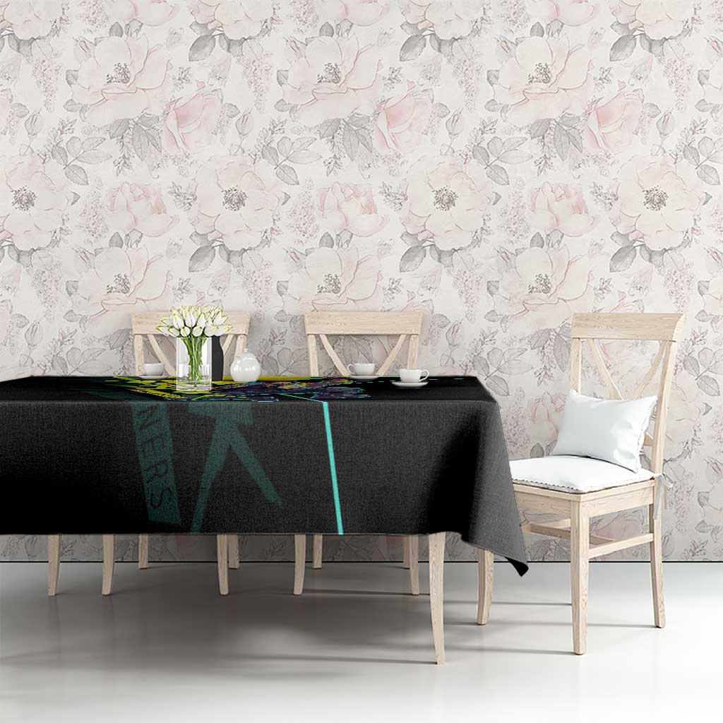 David Martinez Cyberpunk Edgerunners Tablecloth Futuristic Neon Anime Style