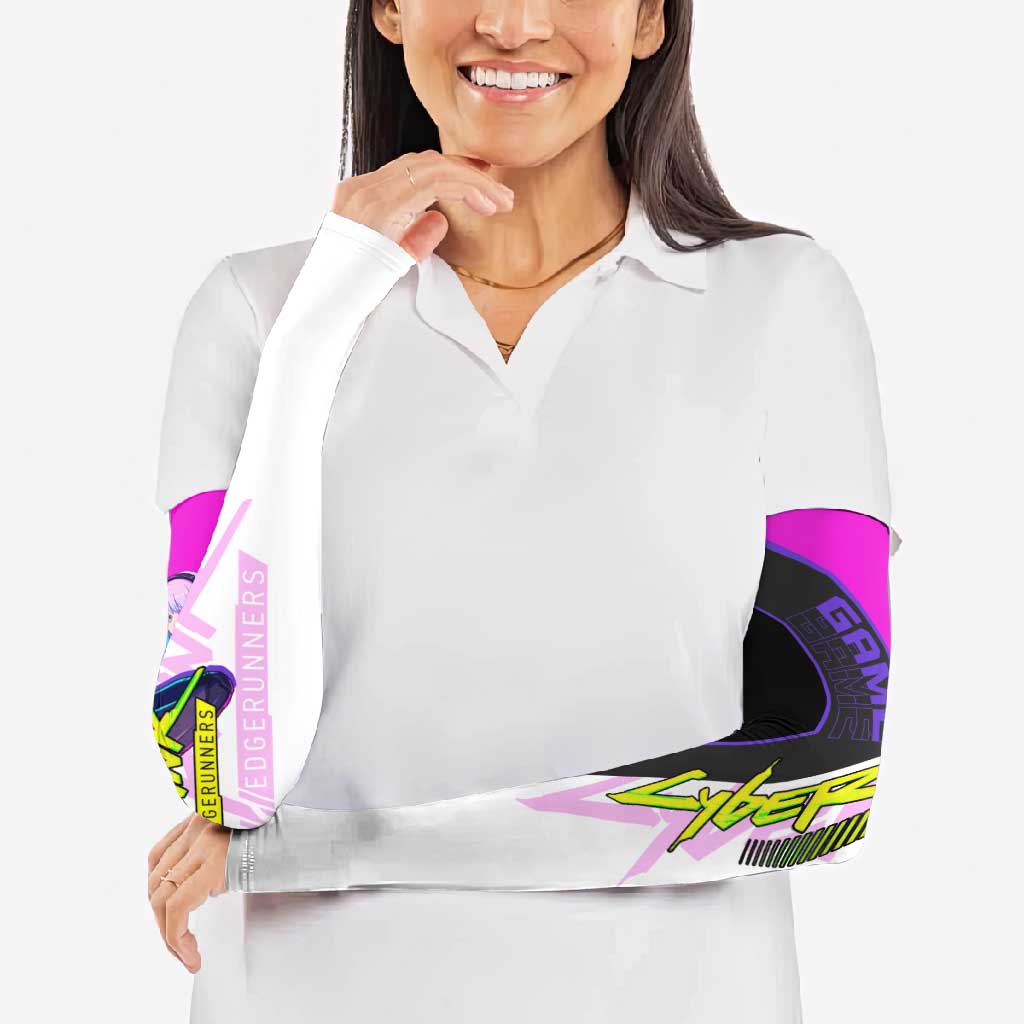 Lucy Cyberpunk Edgerunners Arm Sleeves Neon Techwear Anime Style