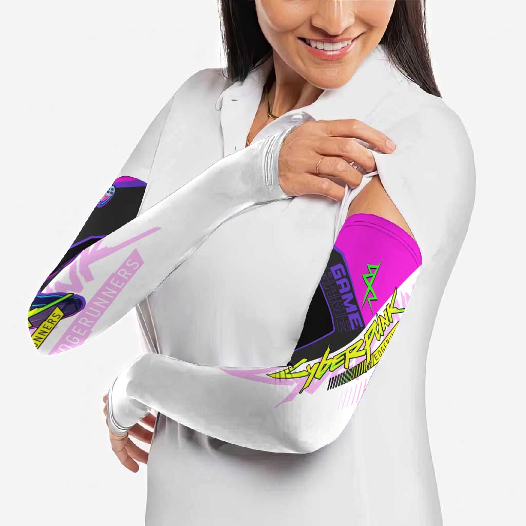 Lucy Cyberpunk Edgerunners Arm Sleeves Neon Techwear Anime Style