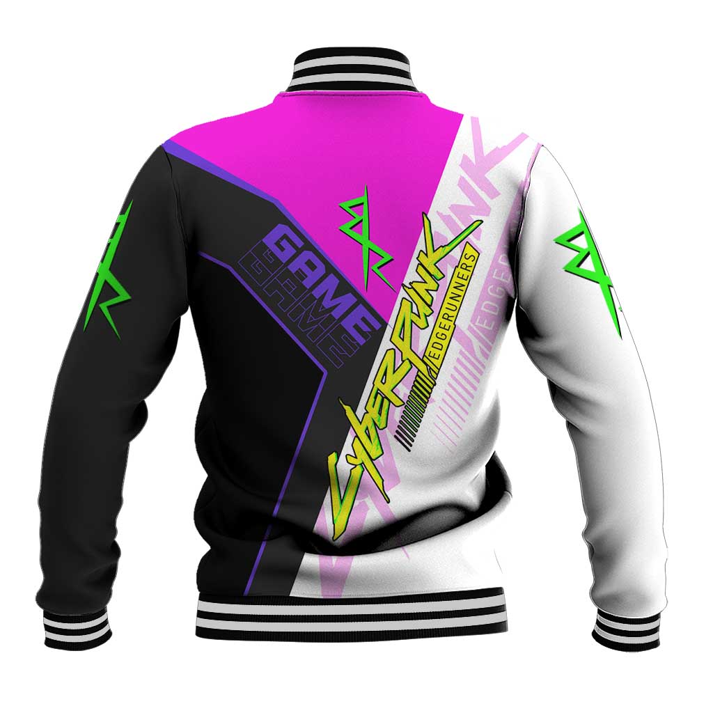 Lucy Cyberpunk Edgerunners Baseball Jacket Neon Techwear Anime Style