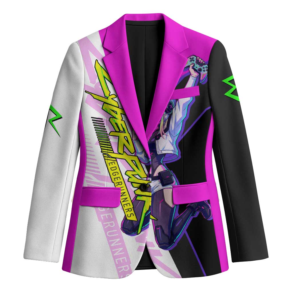 Lucy Cyberpunk Edgerunners Blazer Neon Techwear Anime Style