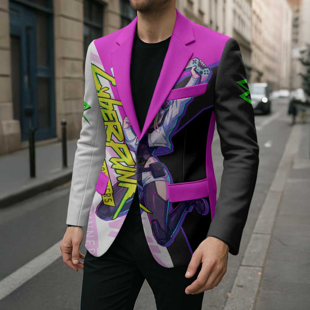 Lucy Cyberpunk Edgerunners Blazer Neon Techwear Anime Style