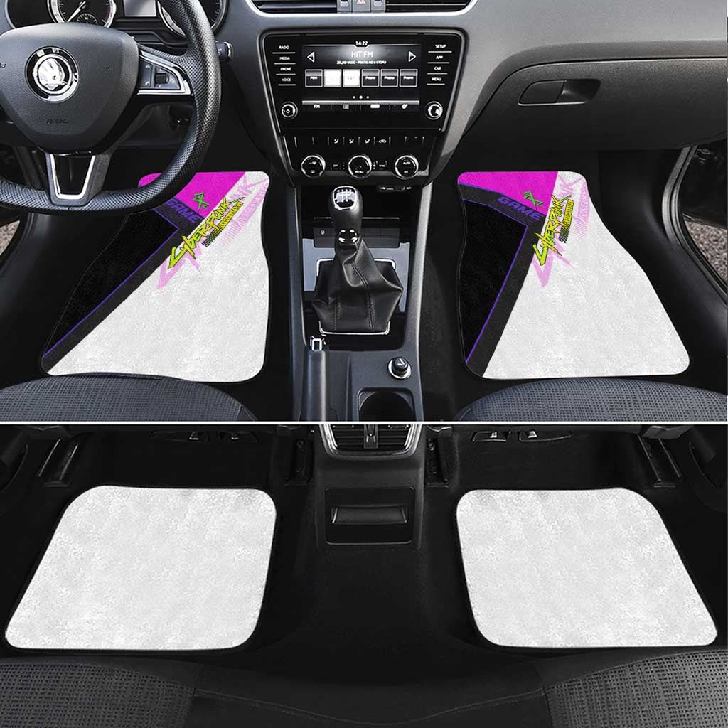 Lucy Cyberpunk Edgerunners Car Mats Neon Techwear Anime Style